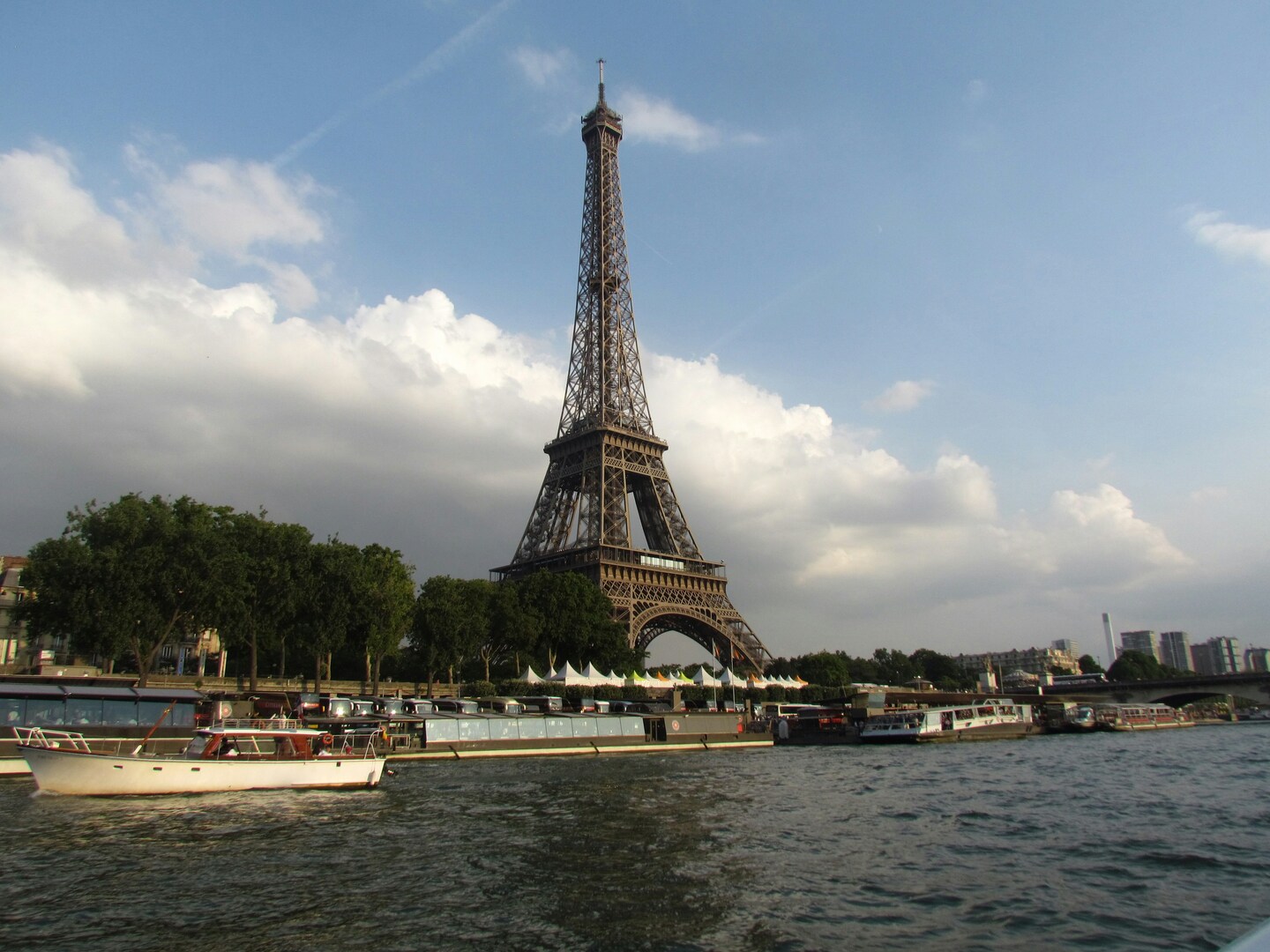 Eiffel Tower from Seine River