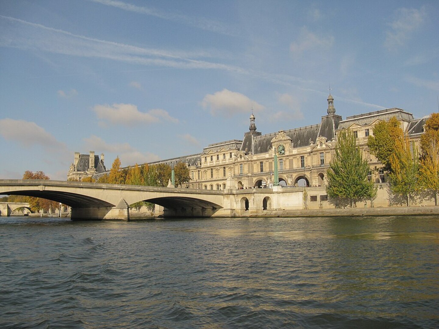 Louvre Museum from Seine River