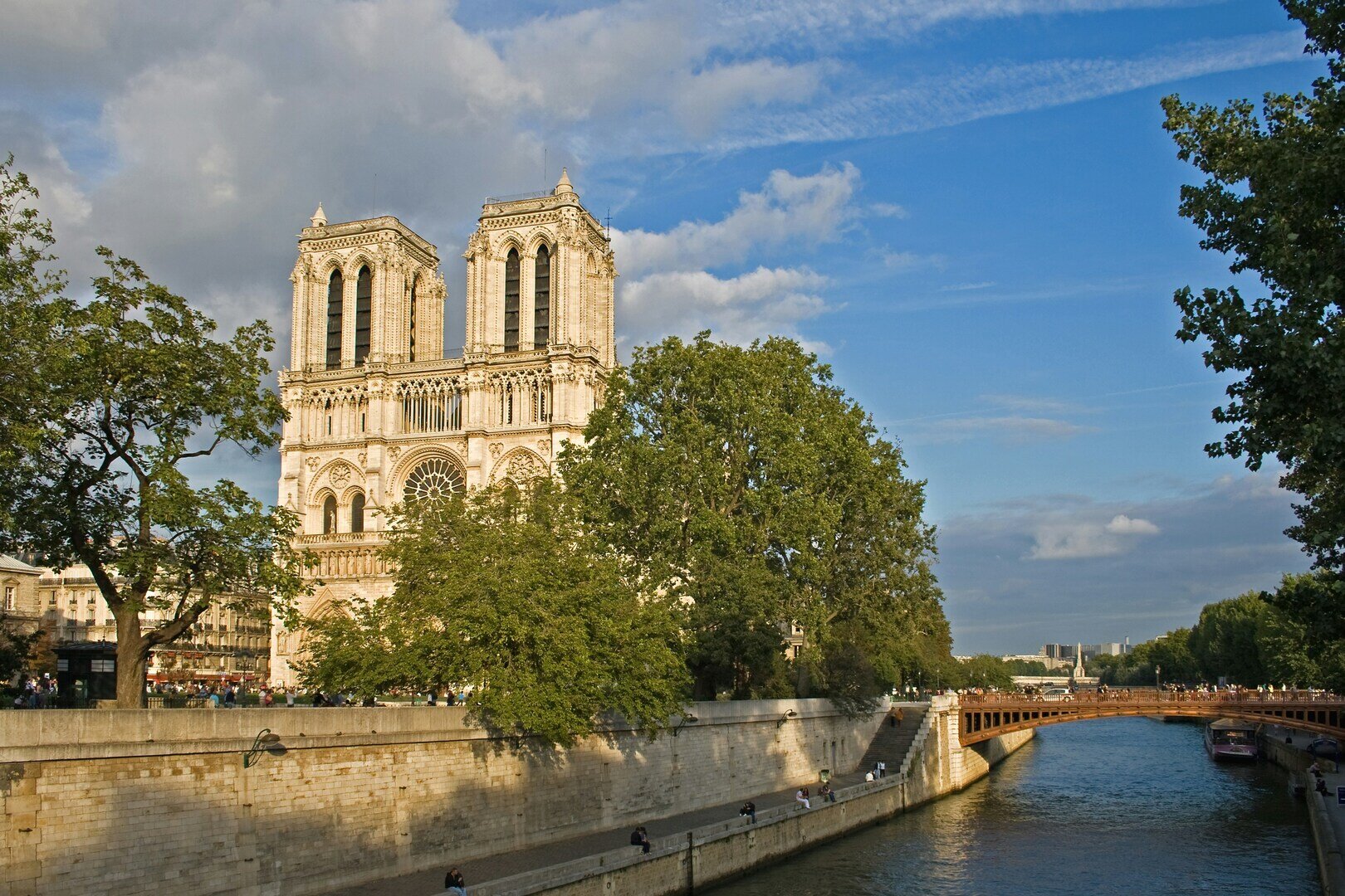 Notre-Dame Cathedral from Seine